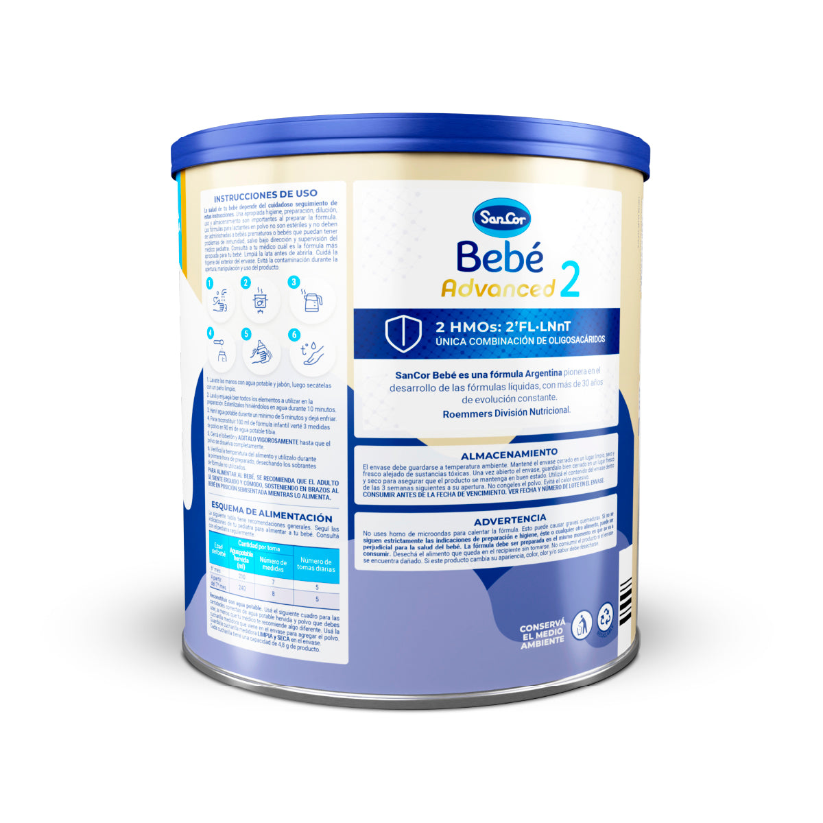 SanCor Bebé 2 Advanced - Lata x 800gr