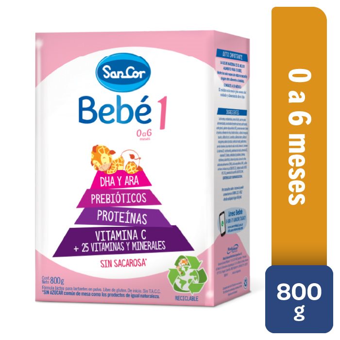 Sancor Bebe Premium 1 X 800Gr— Farmacorp