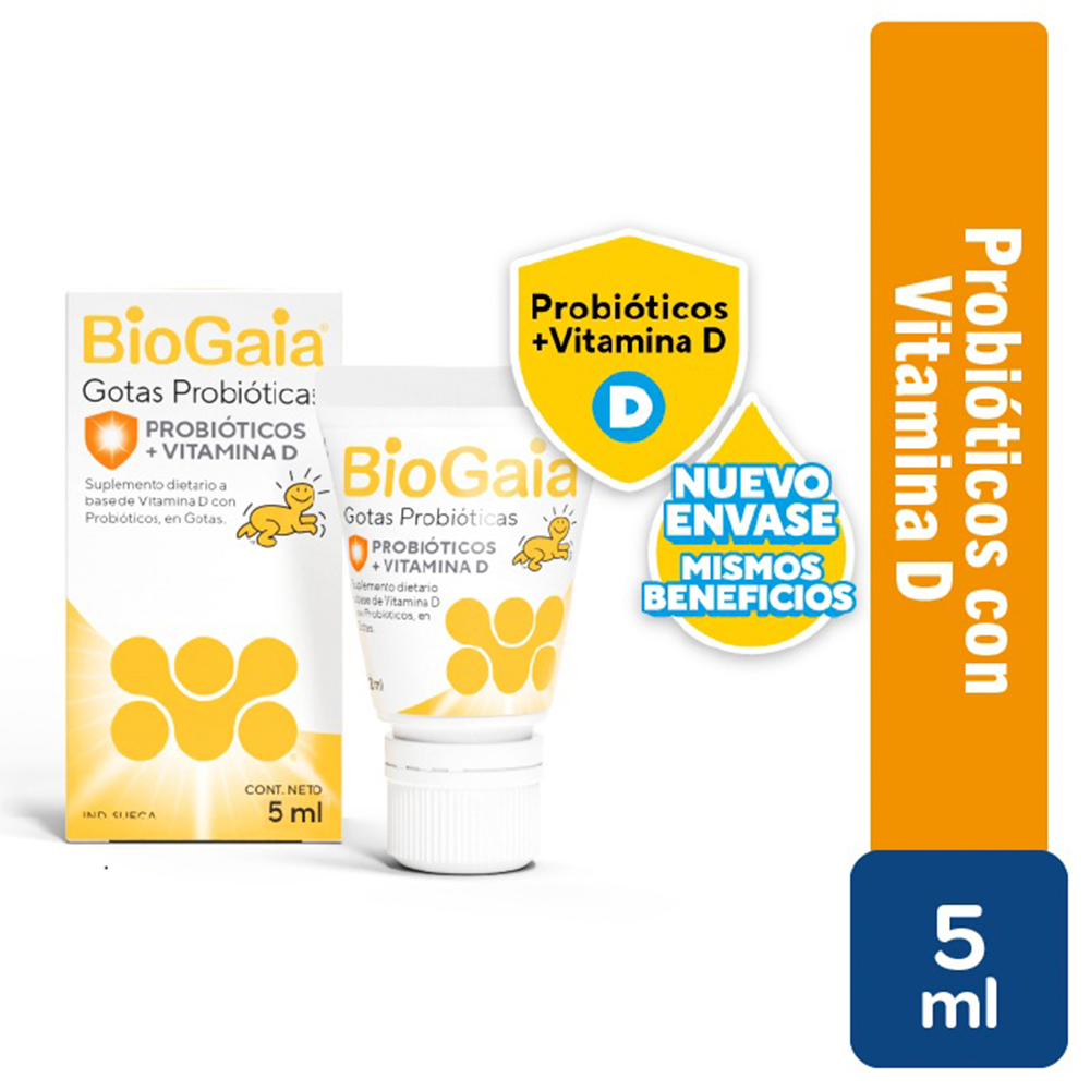 Biogaia Con Vitamina D 5 Ml x 2 Unidades