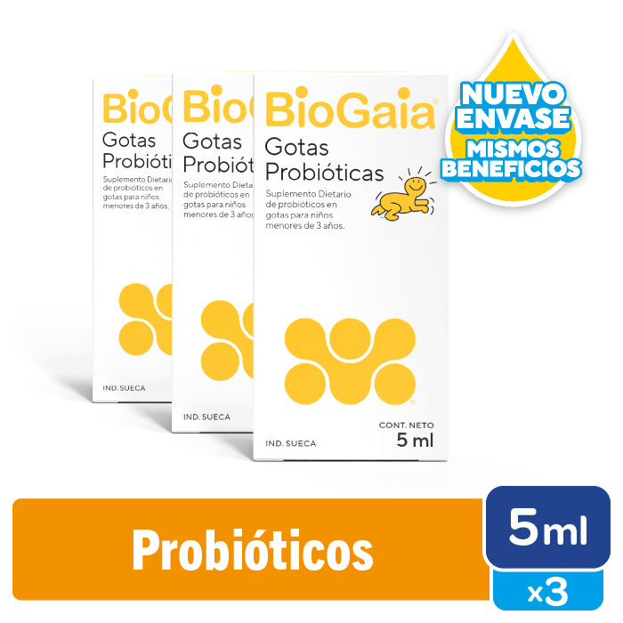 Biogaia Gotas 5Ml X3 Unidades