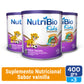 Nutribio Kids Sabor Vainilla - Lata x 400 Grs x 3 Unidades