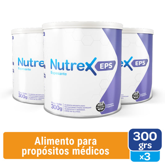 Nutrex Eps Suplemento Espesante Almidón Lata 300g X3 Un