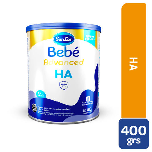 SanCor Bebé Advanced HA - Lata x 400grs - Nueva fórmula