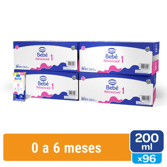Sancor Bebe Advanced Formula Etapa 1 Brick 96 Un X 200 Ml