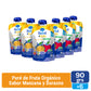 Sancor Bebé & Kids Orgánico Puré Manzana Durazno Pouch 90G x 6 Unid.