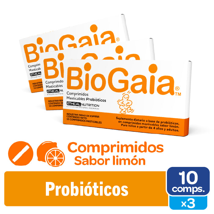 Biogaia Comprimidos Masticables 10 Comprimidos X3