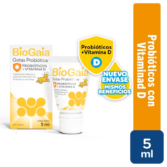 Biogaia Con Vitamina D 5Ml x3 Unidades