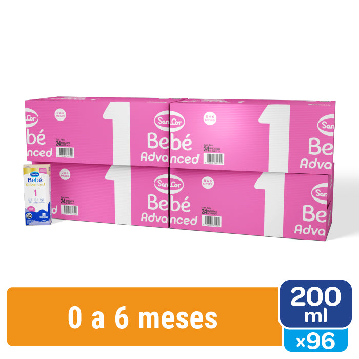 Sancor Bebe Advanced Formula Etapa 1 Brick 96 Un X 200 Ml