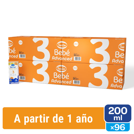 Sancor Bebe Advanced Formula Etapa 3 Brick 96 Un X 200 Ml