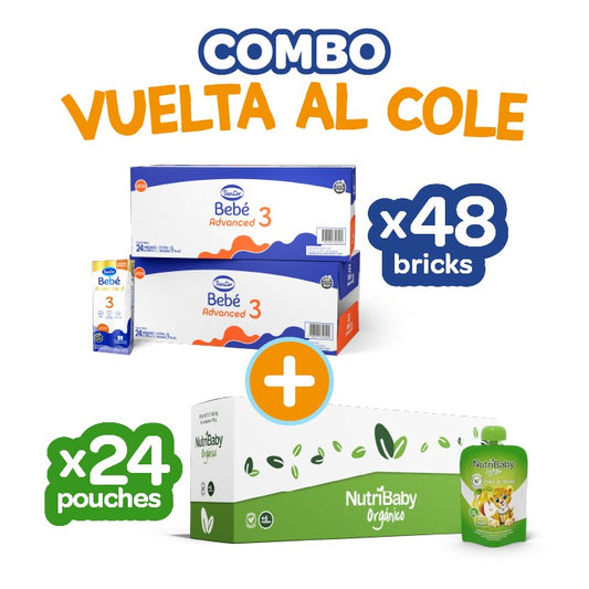 Sancor Bebé Etapa 3 200ml x48 + 24 Nutribaby Mix Frutal 90gr