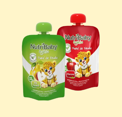 1 Nutribaby Org Manzana 90gr + 1 Nutribaby Org Mix Frutal 90gr