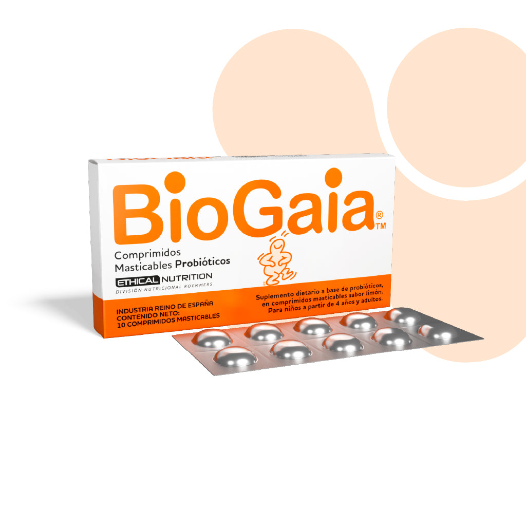 BioGaia · Comprmidos Masticables Probióticos